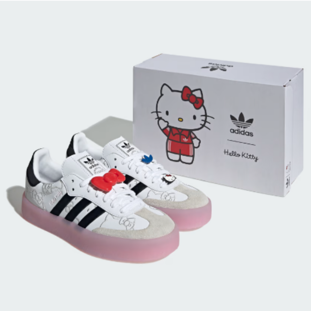 Women's Adidas Sambae Hello Kitty "White Black Clear Pink"