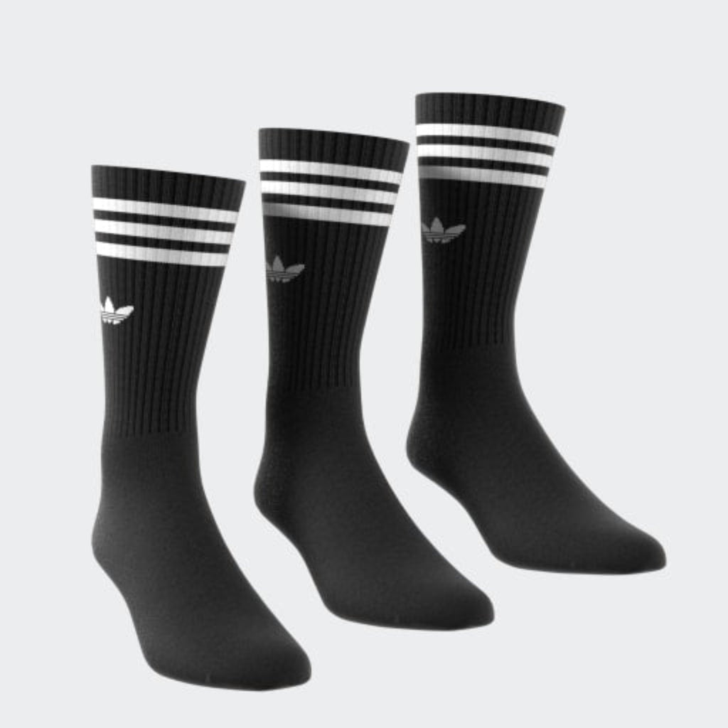 Adidas Solid Crew Socks 3 Pairs "Unisex"