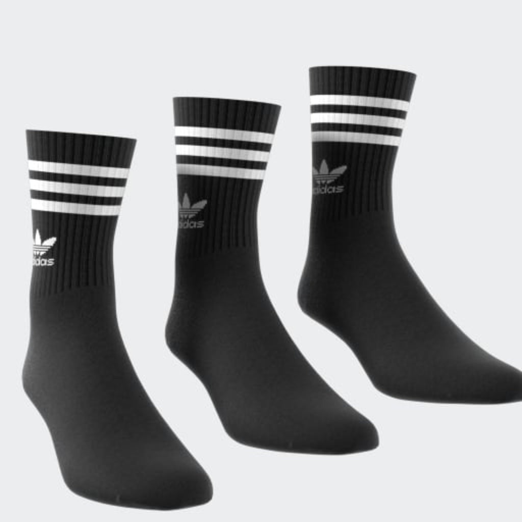 Adidas Mid Cut Crew Socks 3 Pairs "Unisex"