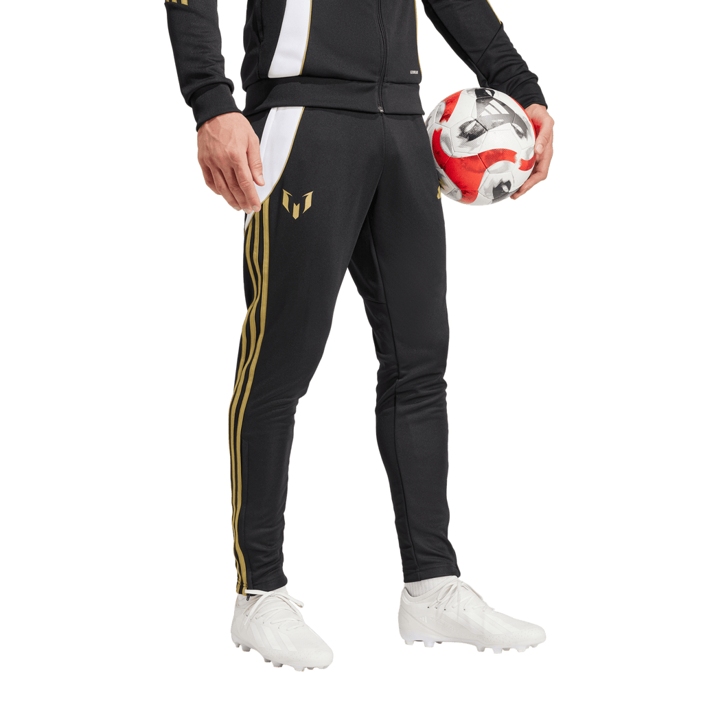 Men's Adidas Messi Football Pants Tracksuit Bottoms