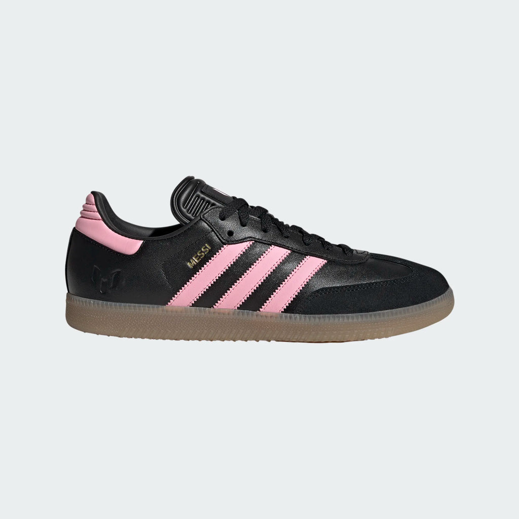 Men's/Women's Adidas Samba Messi "Core Black Pink Gold"