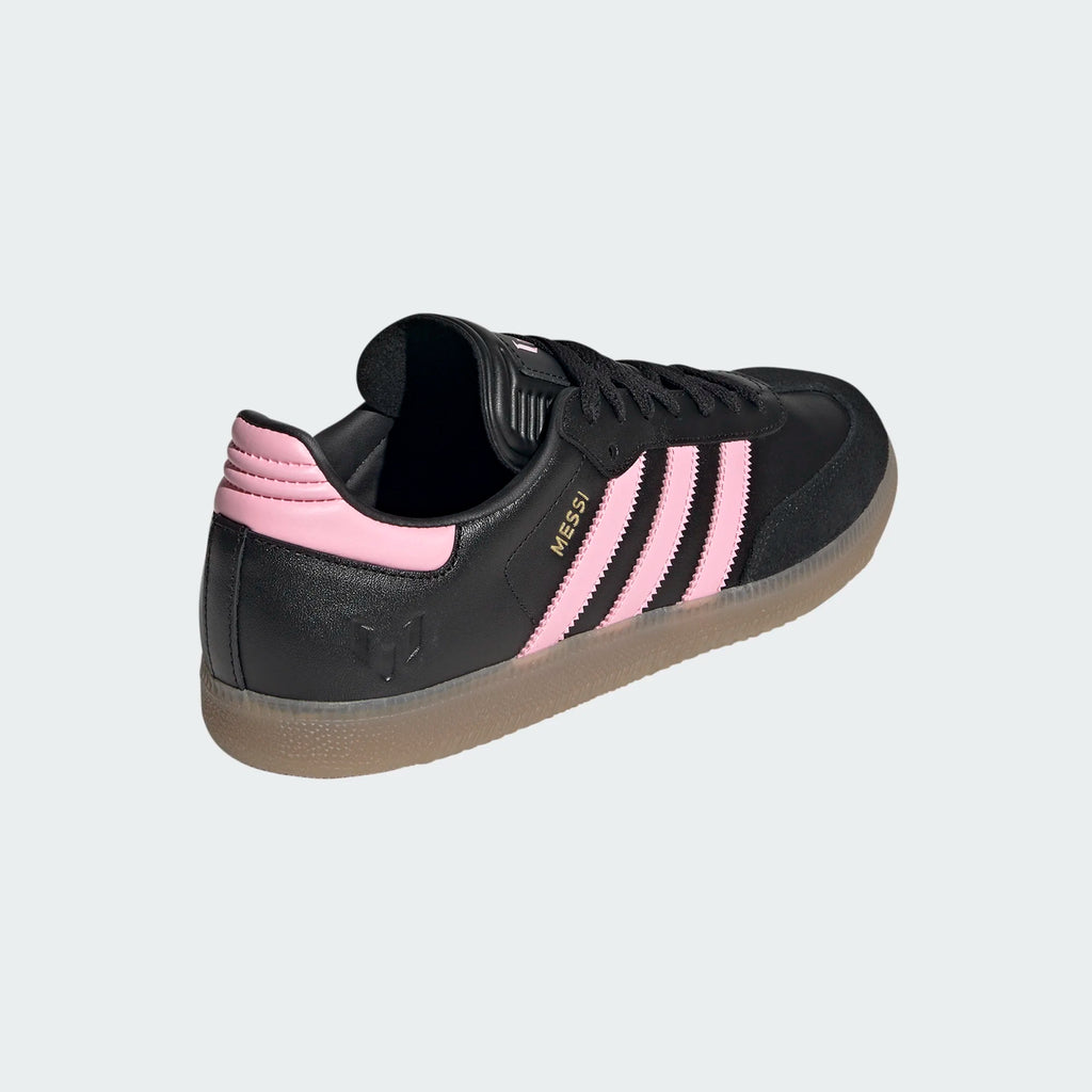 Men's/Women's Adidas Samba Messi "Core Black Pink Gold"