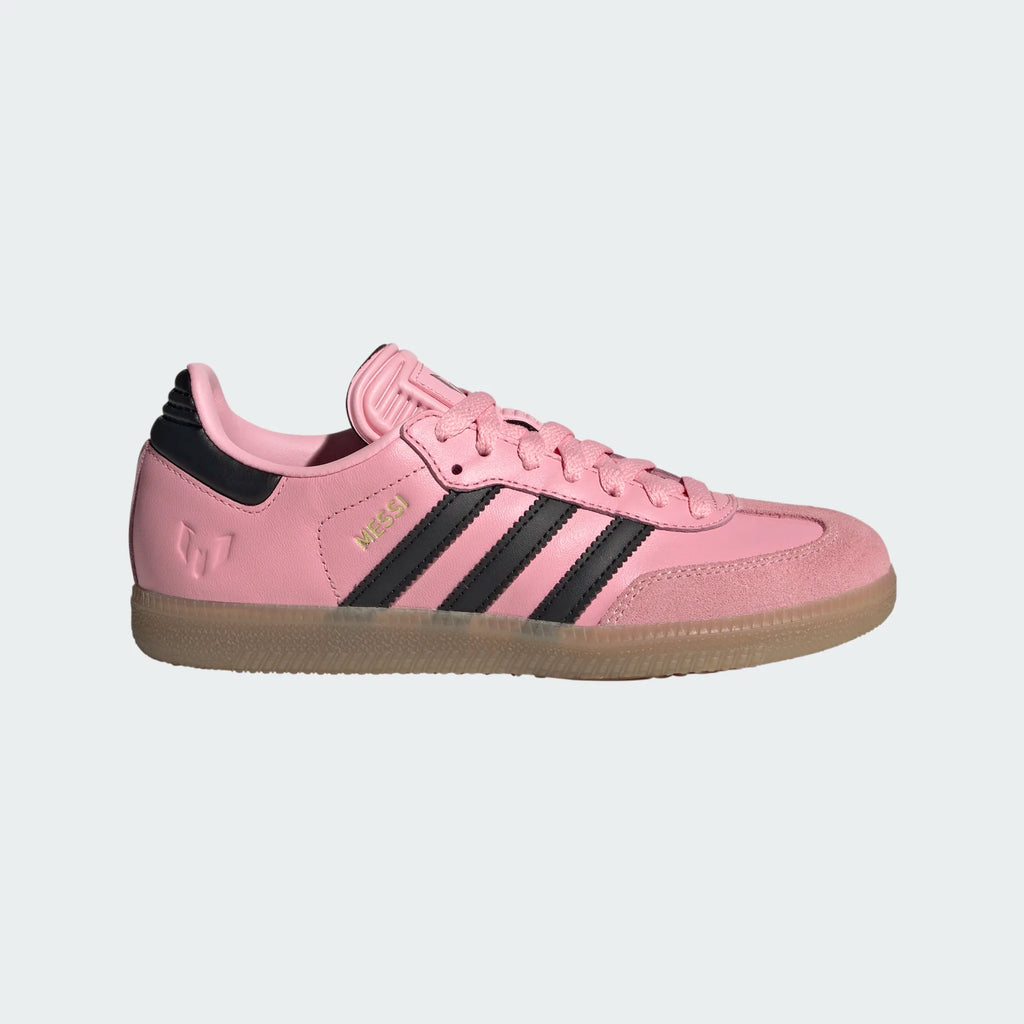 Big Kids' Adidas Samba Indoor Messi "Light Pink Black" (Unisex)