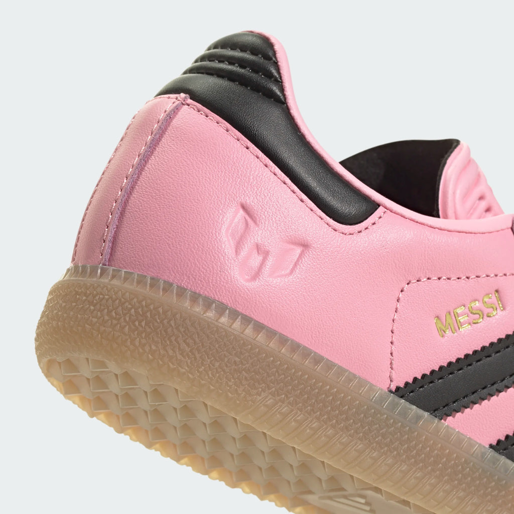 Big Kids' Adidas Samba Indoor Messi "Light Pink Black" (Unisex)