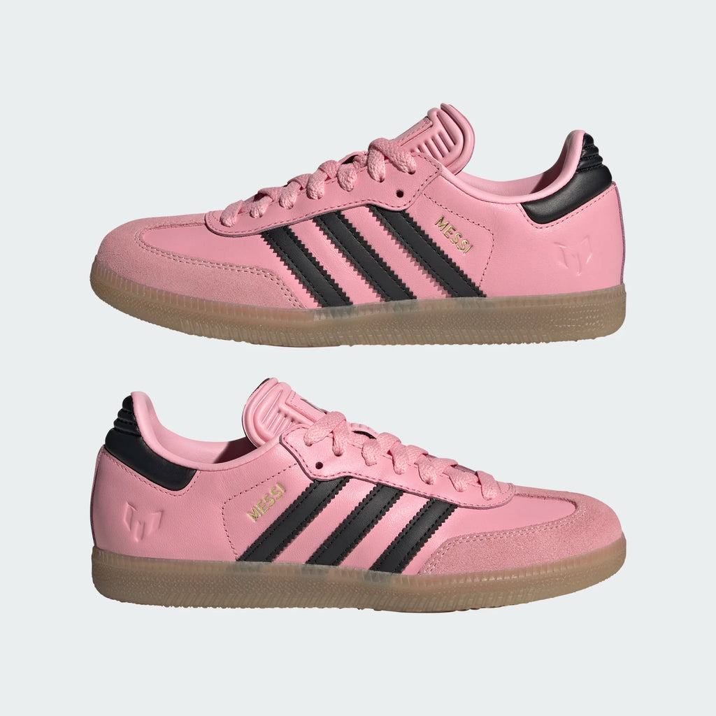 Big Kids' Adidas Samba Indoor Messi "Light Pink Black" (Unisex)