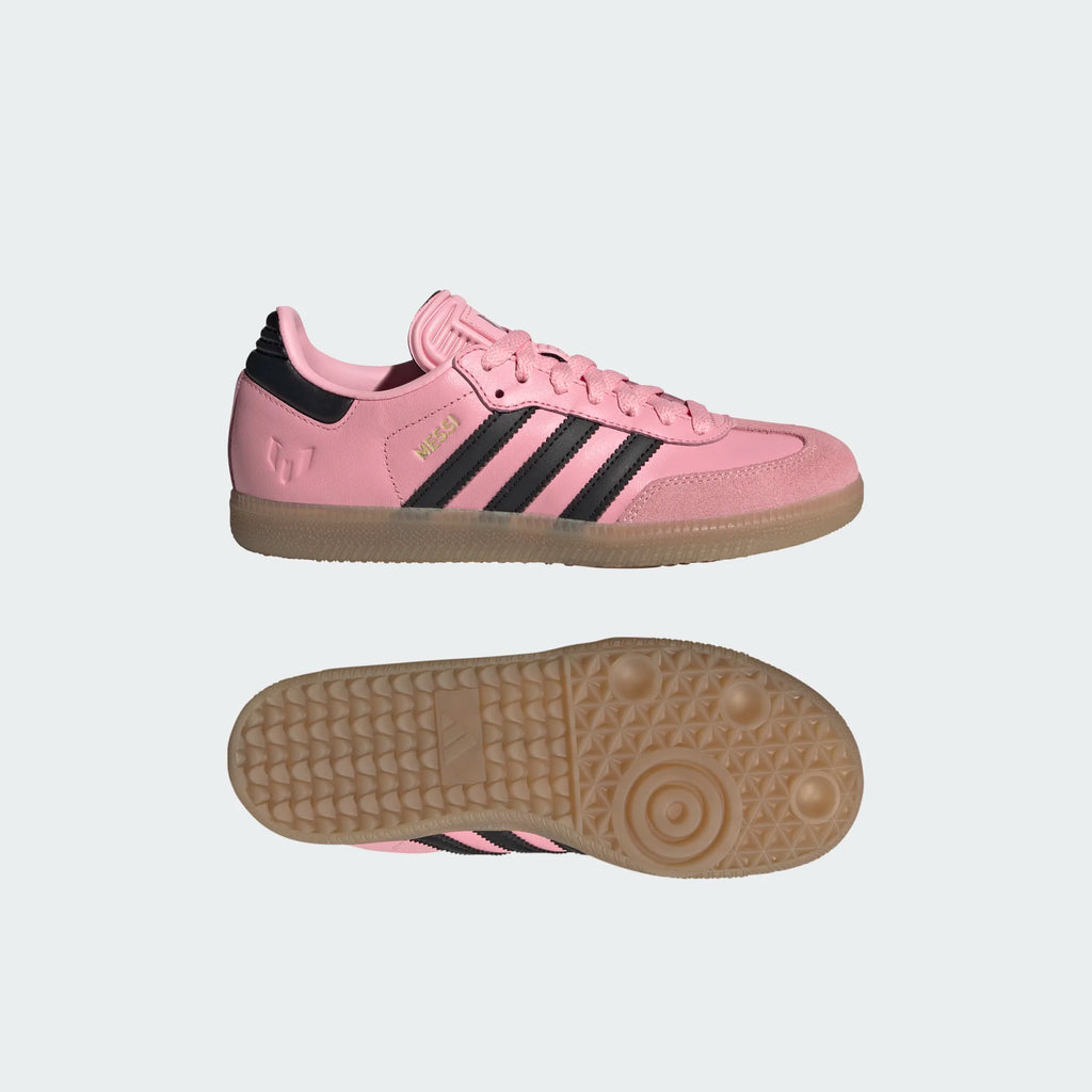 Big Kids' Adidas Samba Indoor Messi "Light Pink Black" (Unisex)