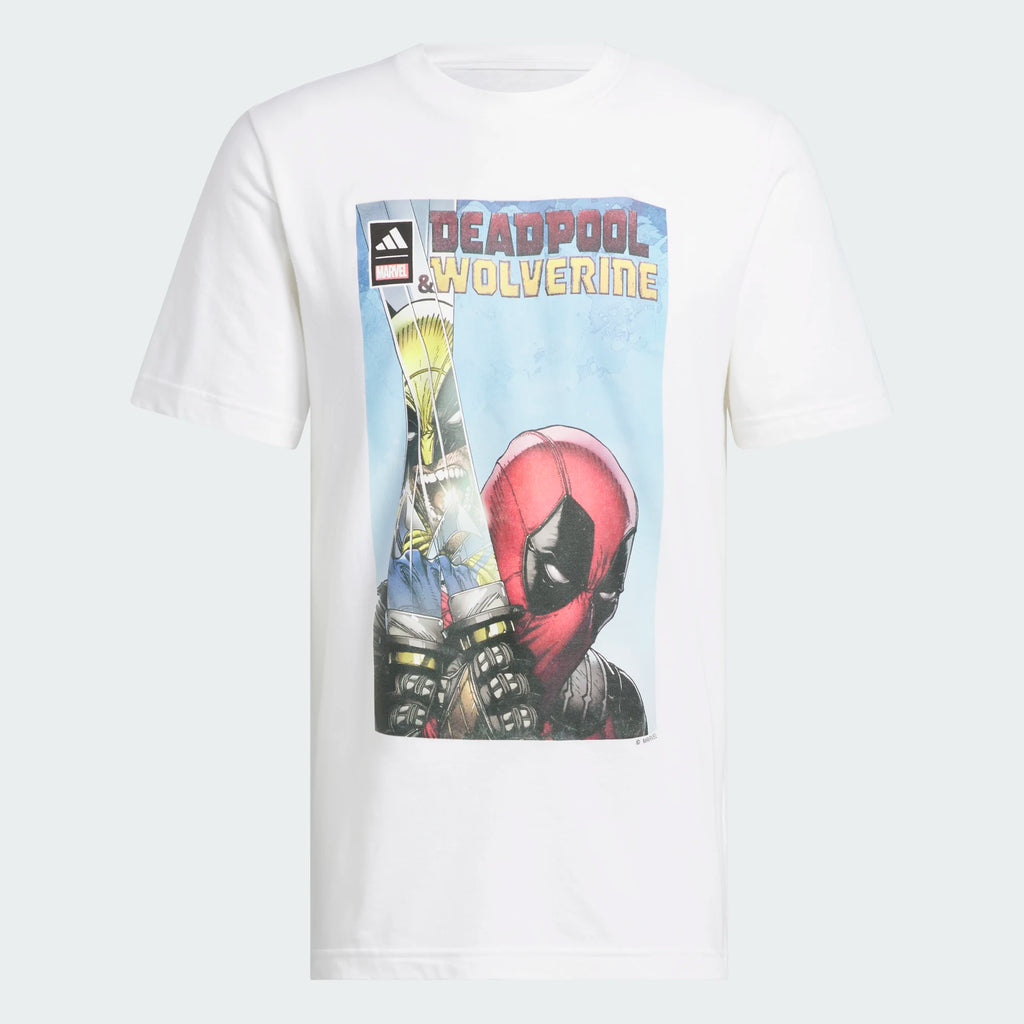 Men's Adidas Marvel Graphic Tee "Deadpool/Wolverine"