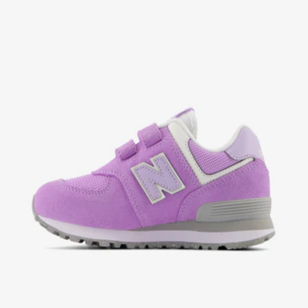 Little Kids' New Balance 574 Hook & Loop "Bright Lavender Purple"