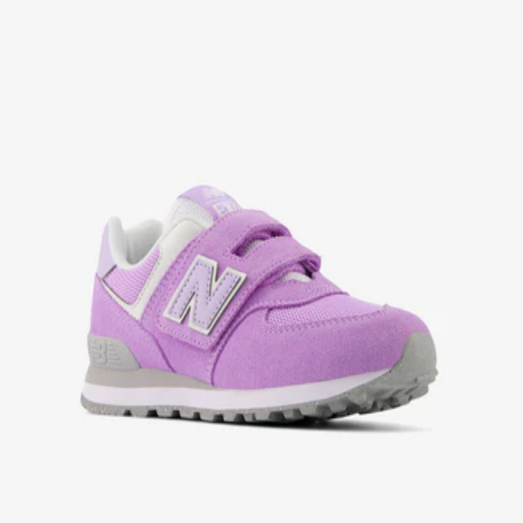 Little Kids' New Balance 574 Hook & Loop "Bright Lavender Purple"