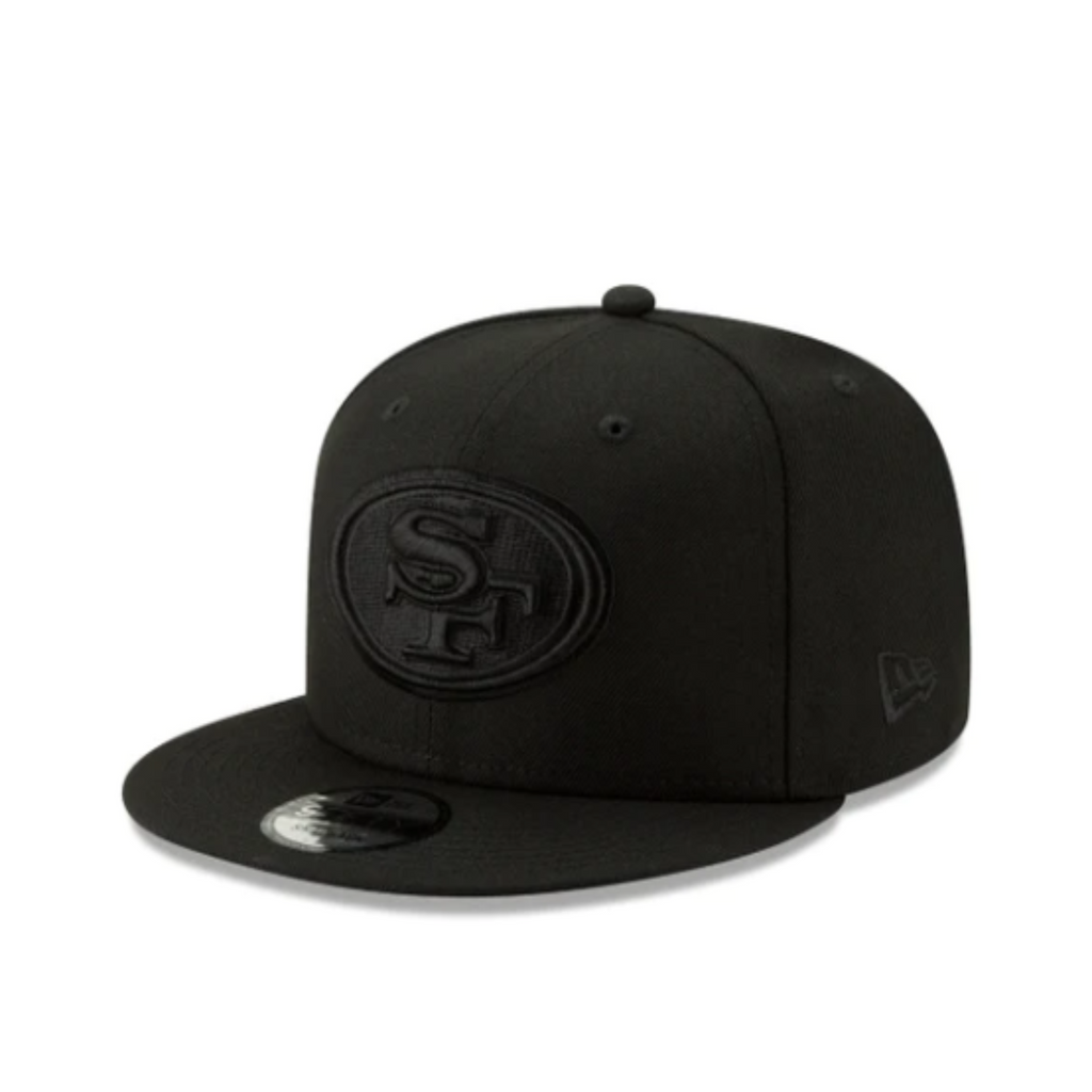 San Francisco 49ers New Era Black & Black 9FIFTY Snapback