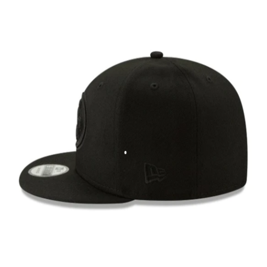 San Francisco 49ers New Era Black & Black 9FIFTY Snapback