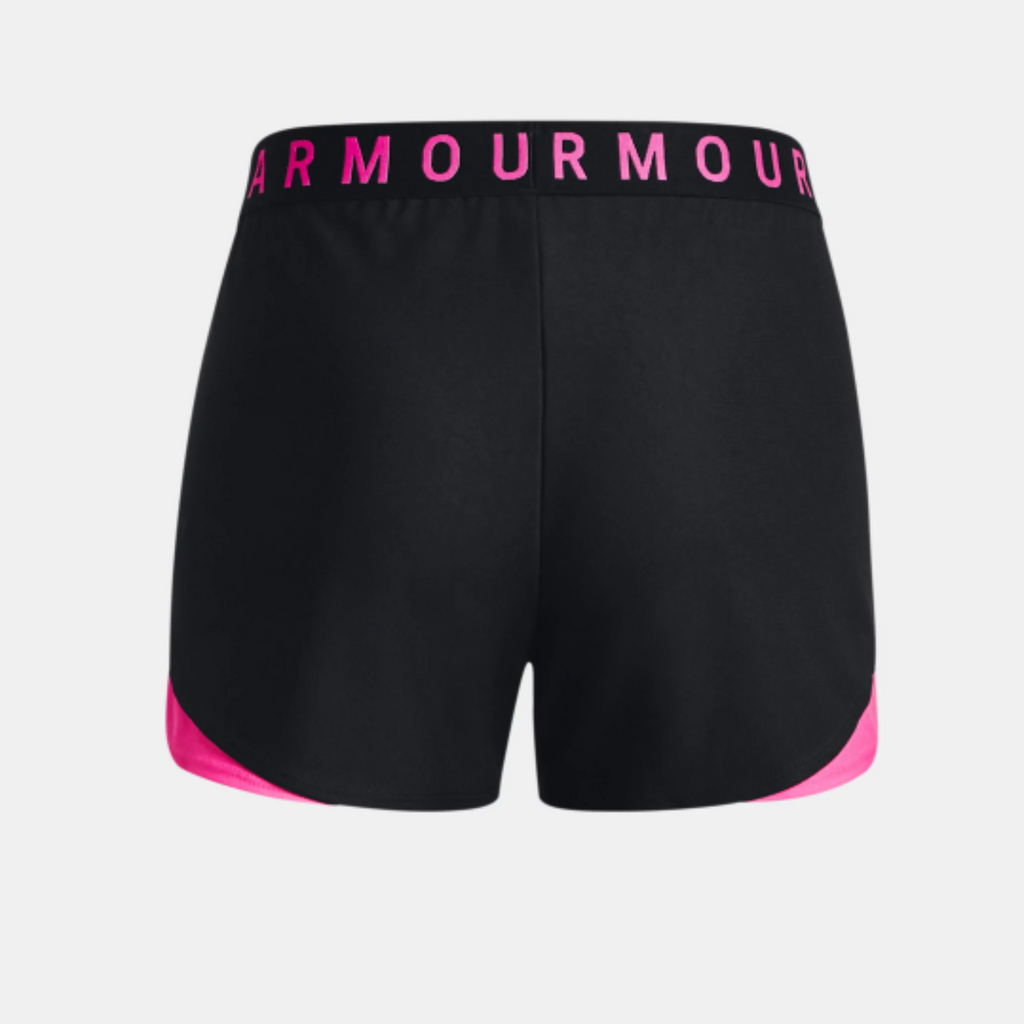 Women's Under Armour Play Up 3.0 Shorts "Black Rebel Pink"