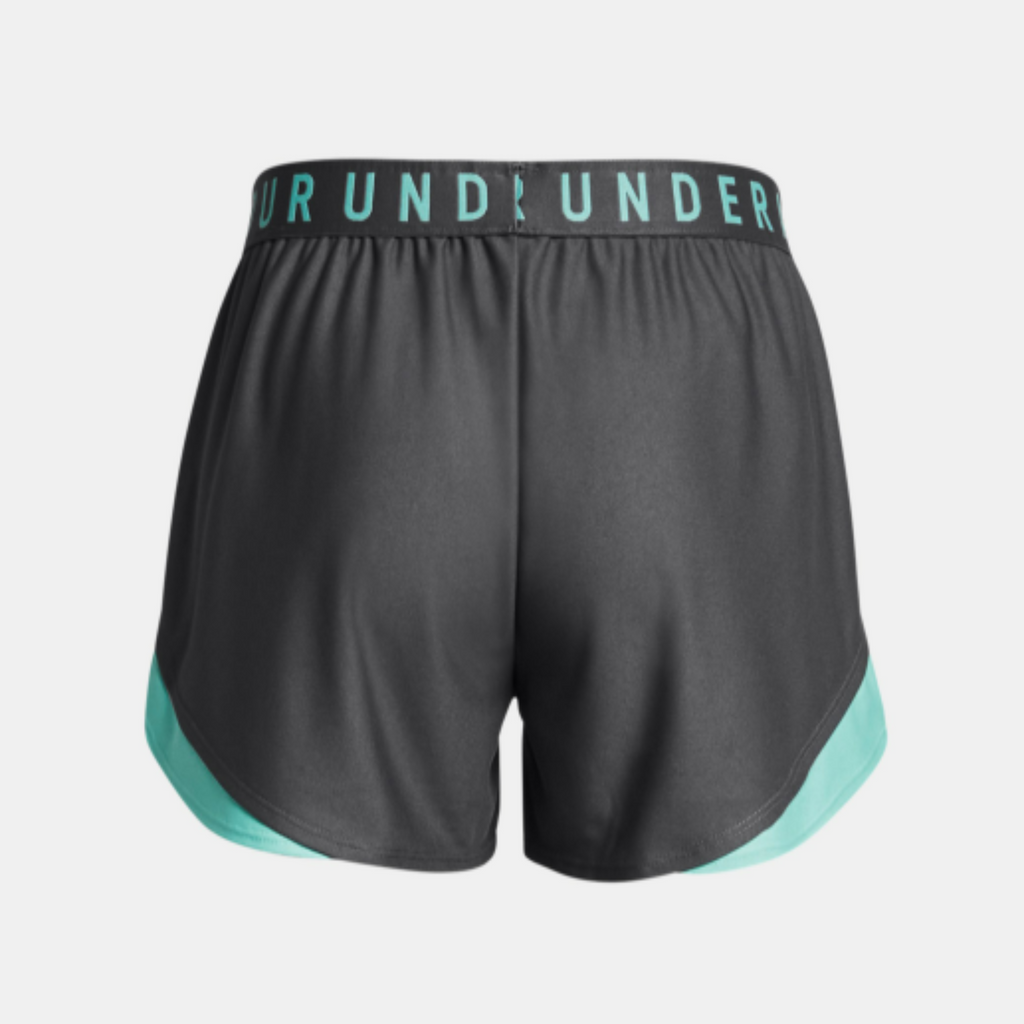 Women's Under Armour Play Up 3.0 Shorts "Castlerock Radial Turquoise"