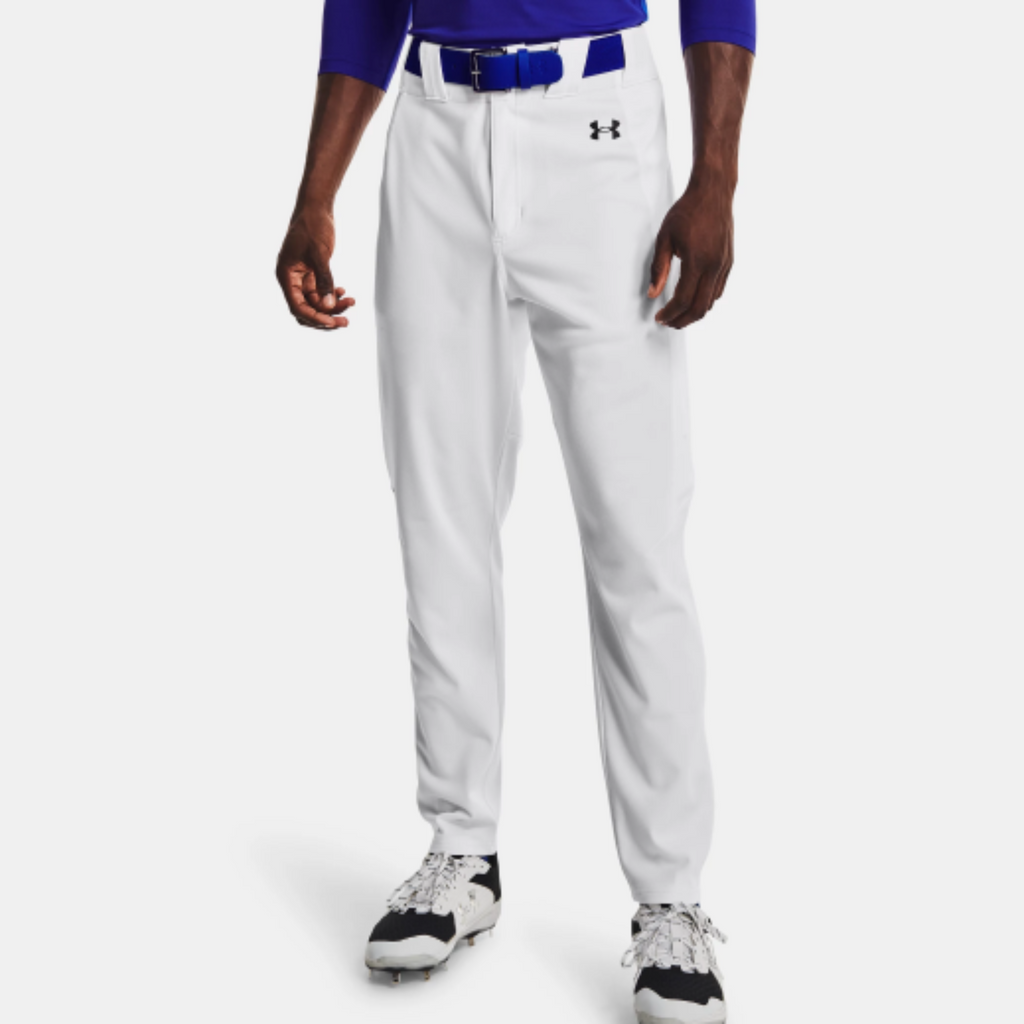 Men's Under Armour Utility Elite Relaxed Baseball Pants "White"
