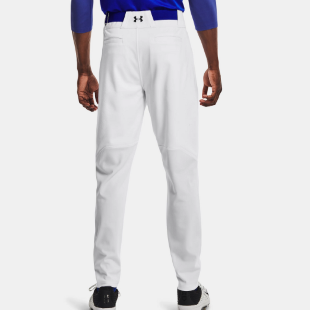 Men's Under Armour Utility Elite Relaxed Baseball Pants "White"