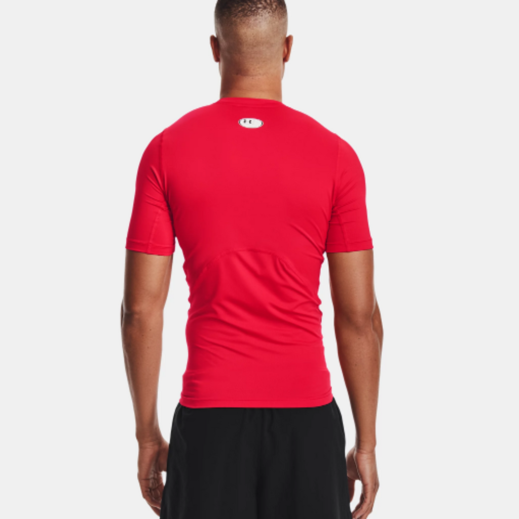 Men's Under Armour HeatGear® Short Sleeve "Red/White"