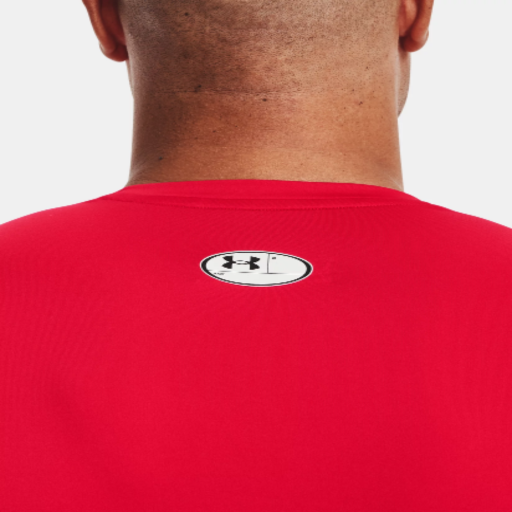 Men's Under Armour HeatGear® Short Sleeve "Red/White"