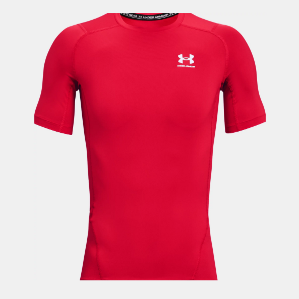 Men's Under Armour HeatGear® Short Sleeve "Red/White"