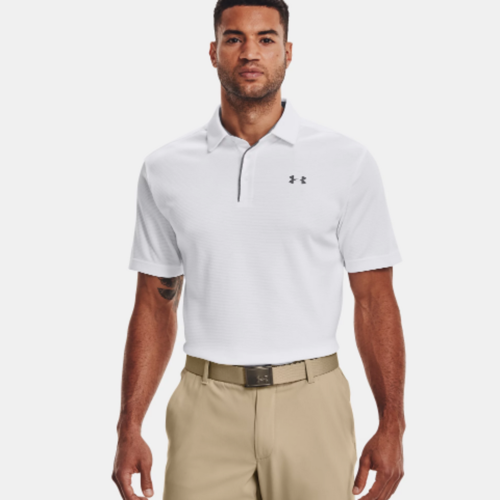 Men's Under Armour Tech™ Polo "White Graphite"