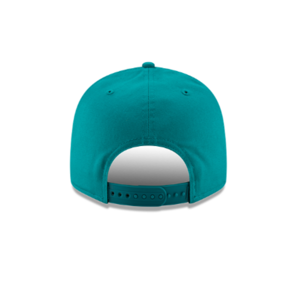 Miami Dolphins New Era Teal/White/Orange Basic 9Fifty Snapback