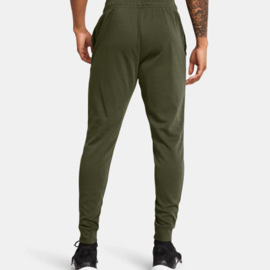 Men's Under Armour Rival Terry Joggers "Marine OD Green Onyx White"