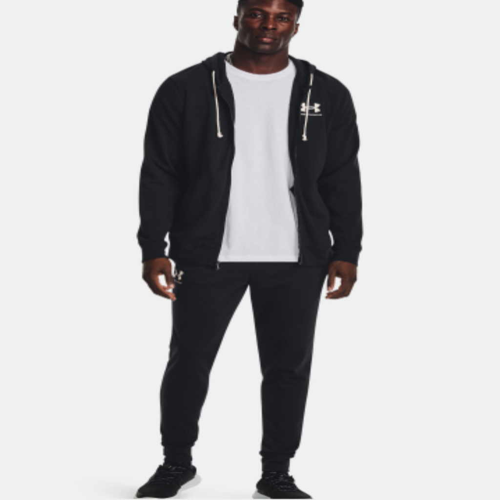 Men's Under Armour Rival Terry Joggers "Black Onyx White"