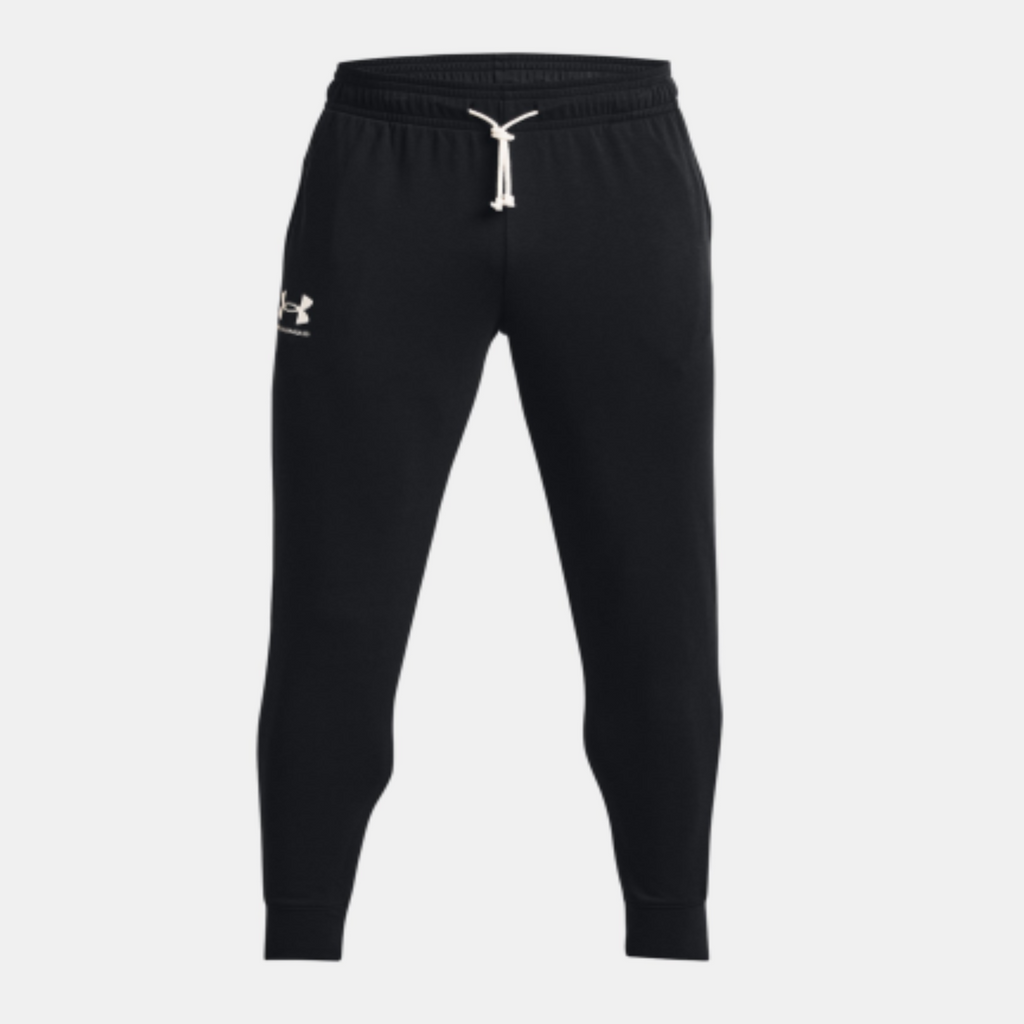 Men's Under Armour Rival Terry Joggers "Black Onyx White"