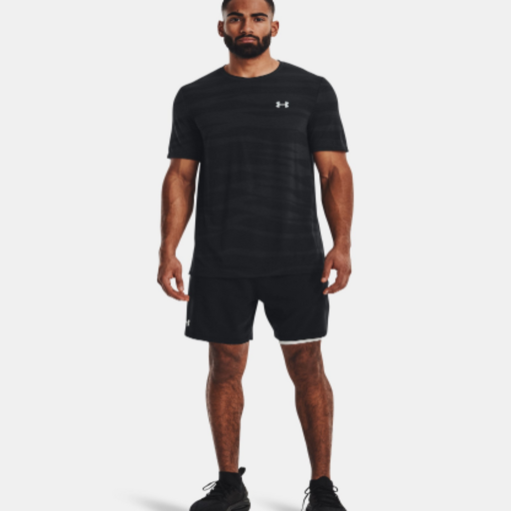 Men's Under Armour Vanish Woven 2-in-1 Shorts "Black White"