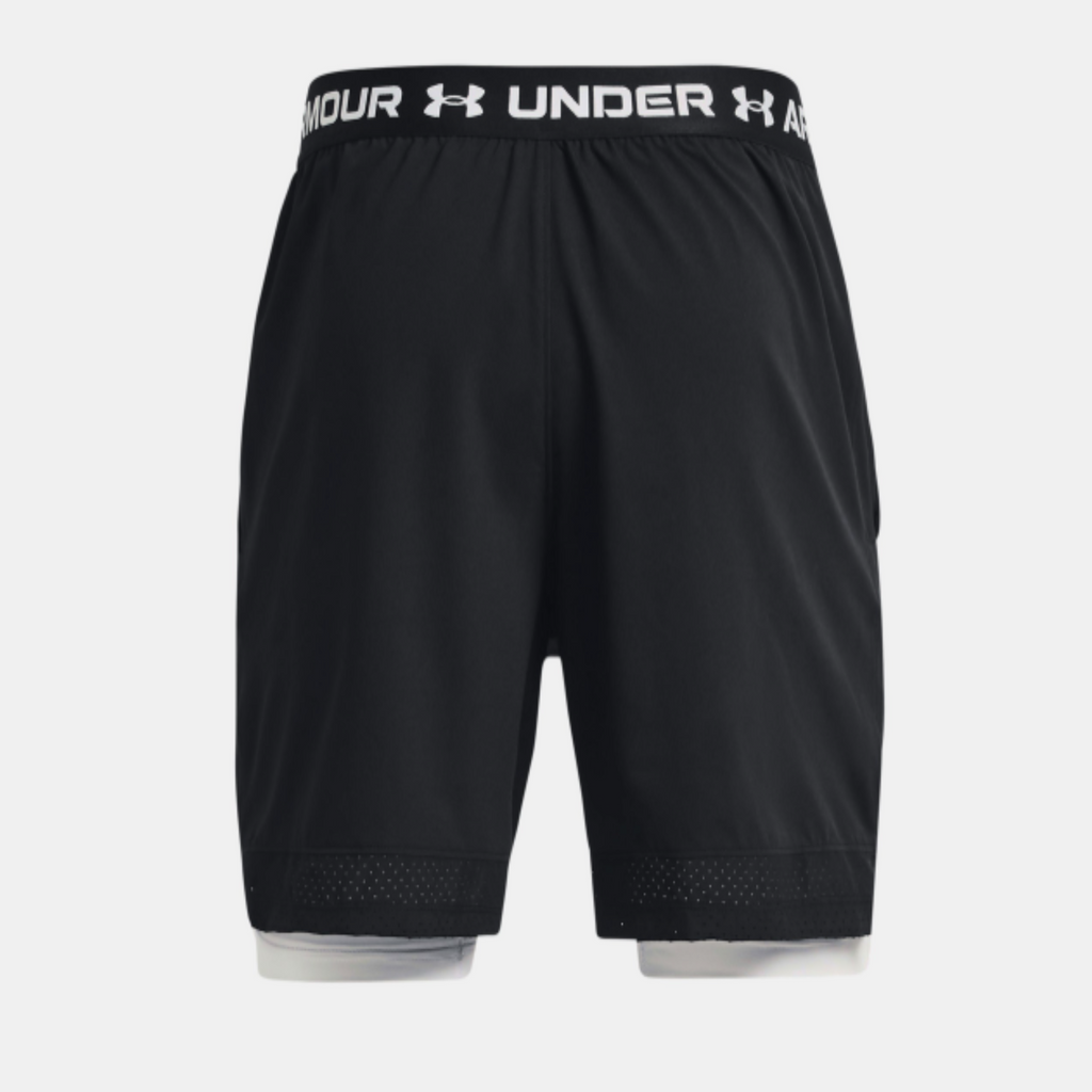 Men's Under Armour Vanish Woven 2-in-1 Shorts "Black White"