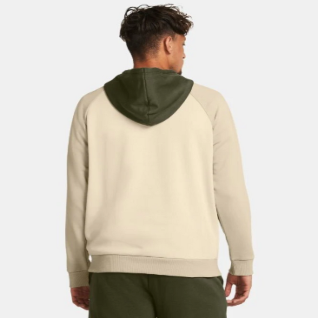 Men's Under Armour Rival Fleece Hoodie Pullover "Slit Marine OD Green"