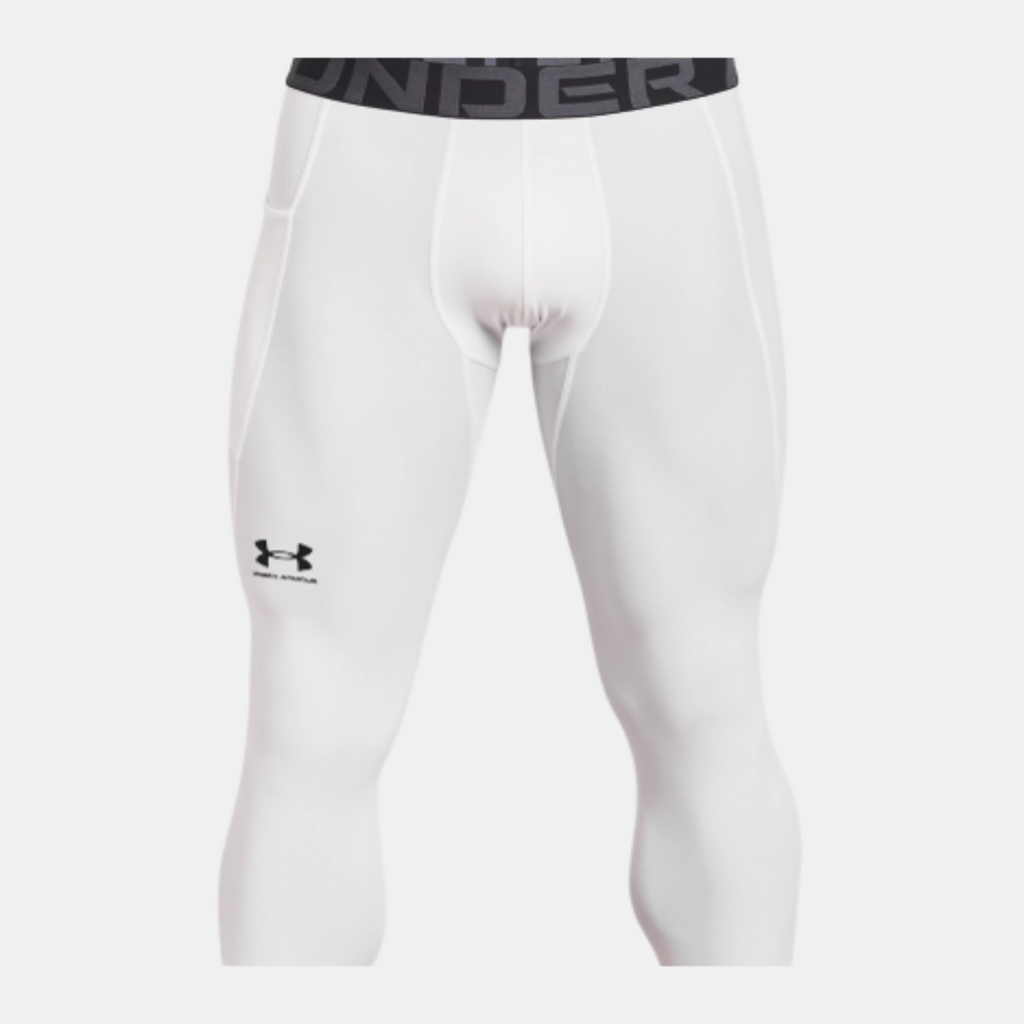 Men's Under Armour HeatGear® ¾ Leggings "White"