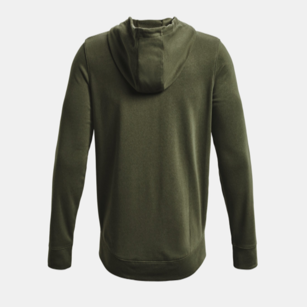 Men's Under Armour Rival Terry Full-Zip Pullover "Marine OD Green Onyx White"