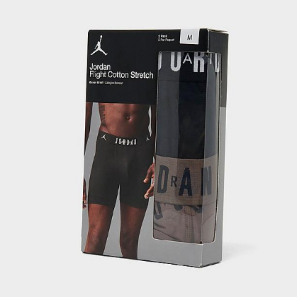 Men's Jordan Flight Cotton Stretch Boxer Briefs (2-Pack)