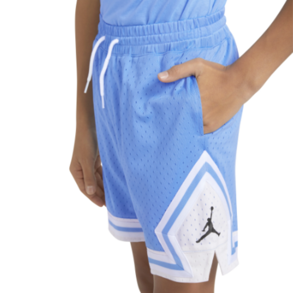 Big Kids' Jordan Air Dri-FIT Diamond Shorts "University Blue"