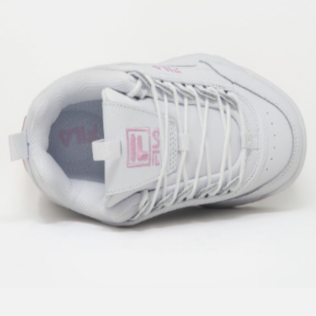 Women's Fila Disruptor II Premium "White Pink"