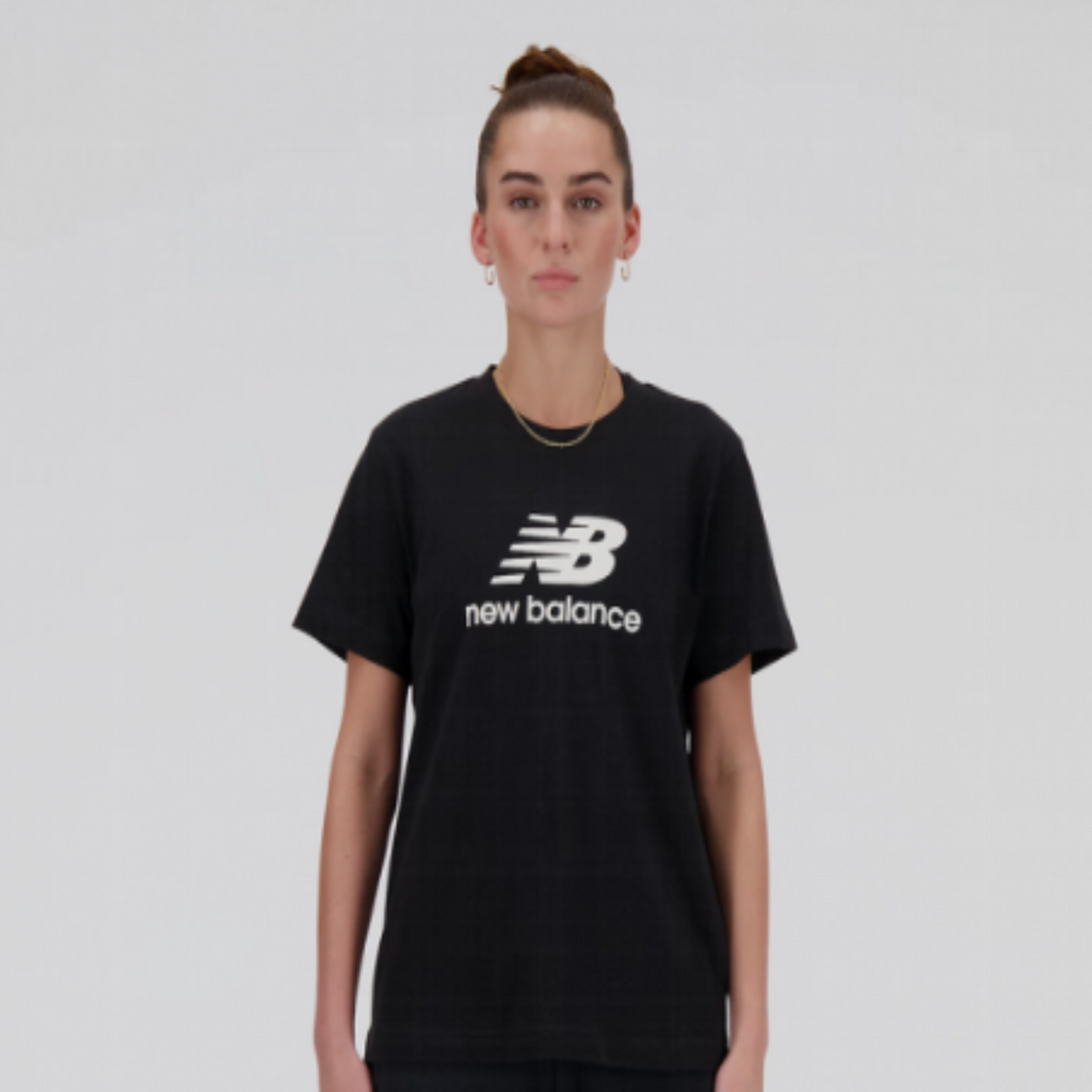 Women's New Balance Sport Essentials Logo T-Shirt "Black"