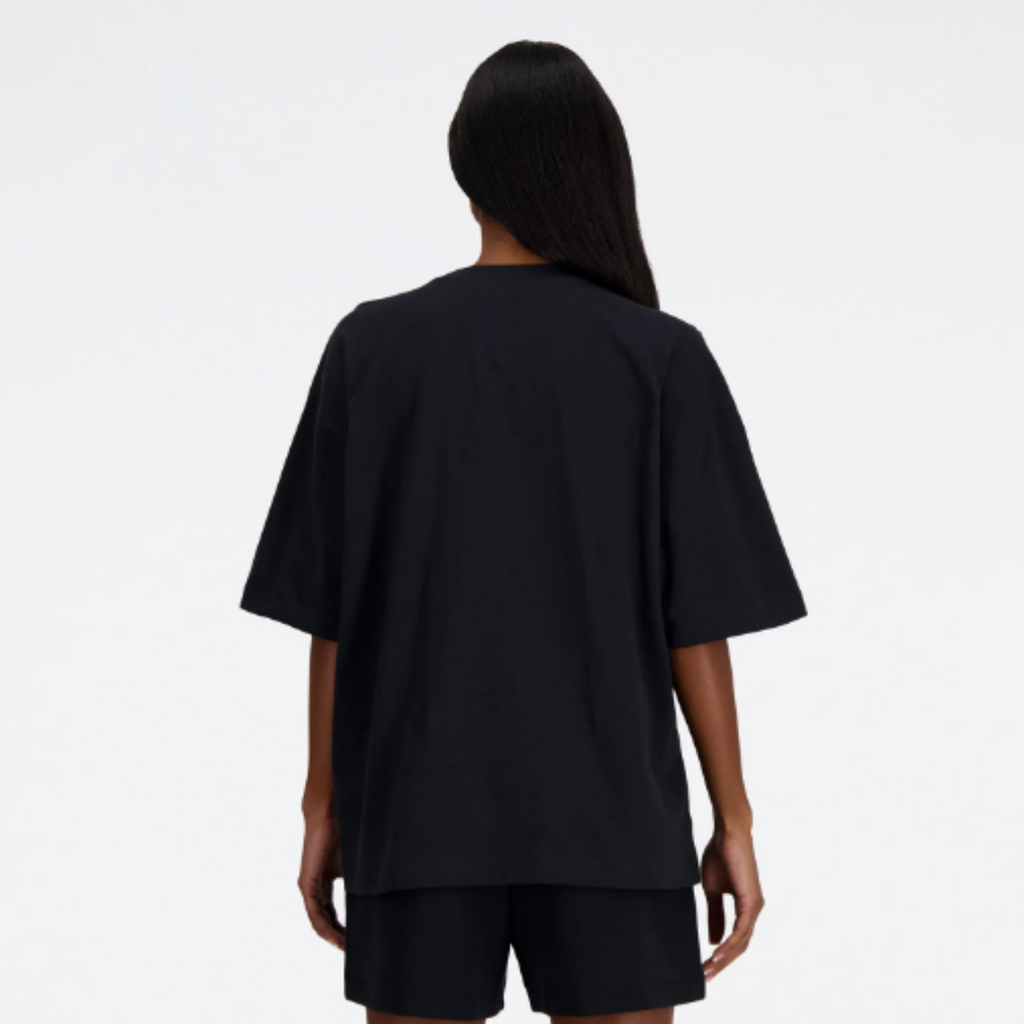 Women's New Balance Hyper Density Jersey Oversized T-Shirt "Black"