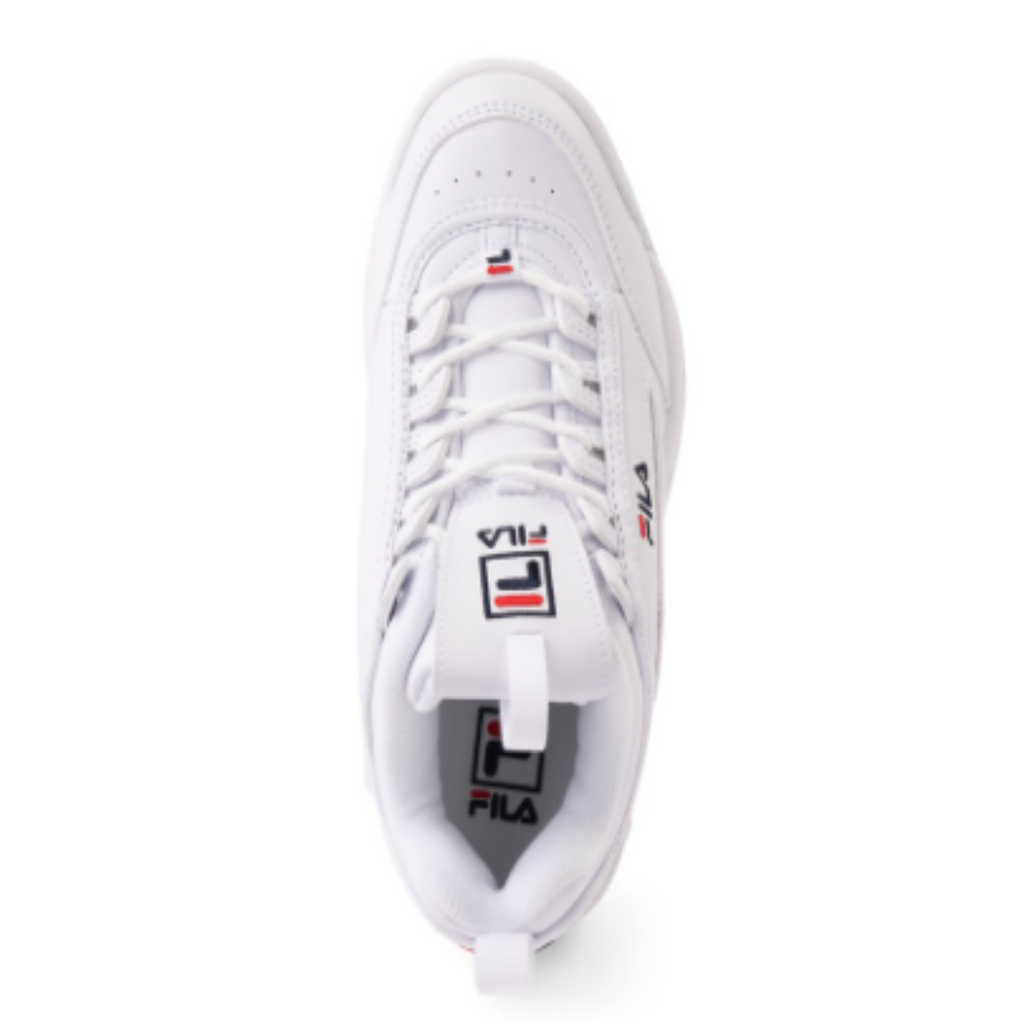 Women's Fila Disruptor II Premium "White Navy Red"