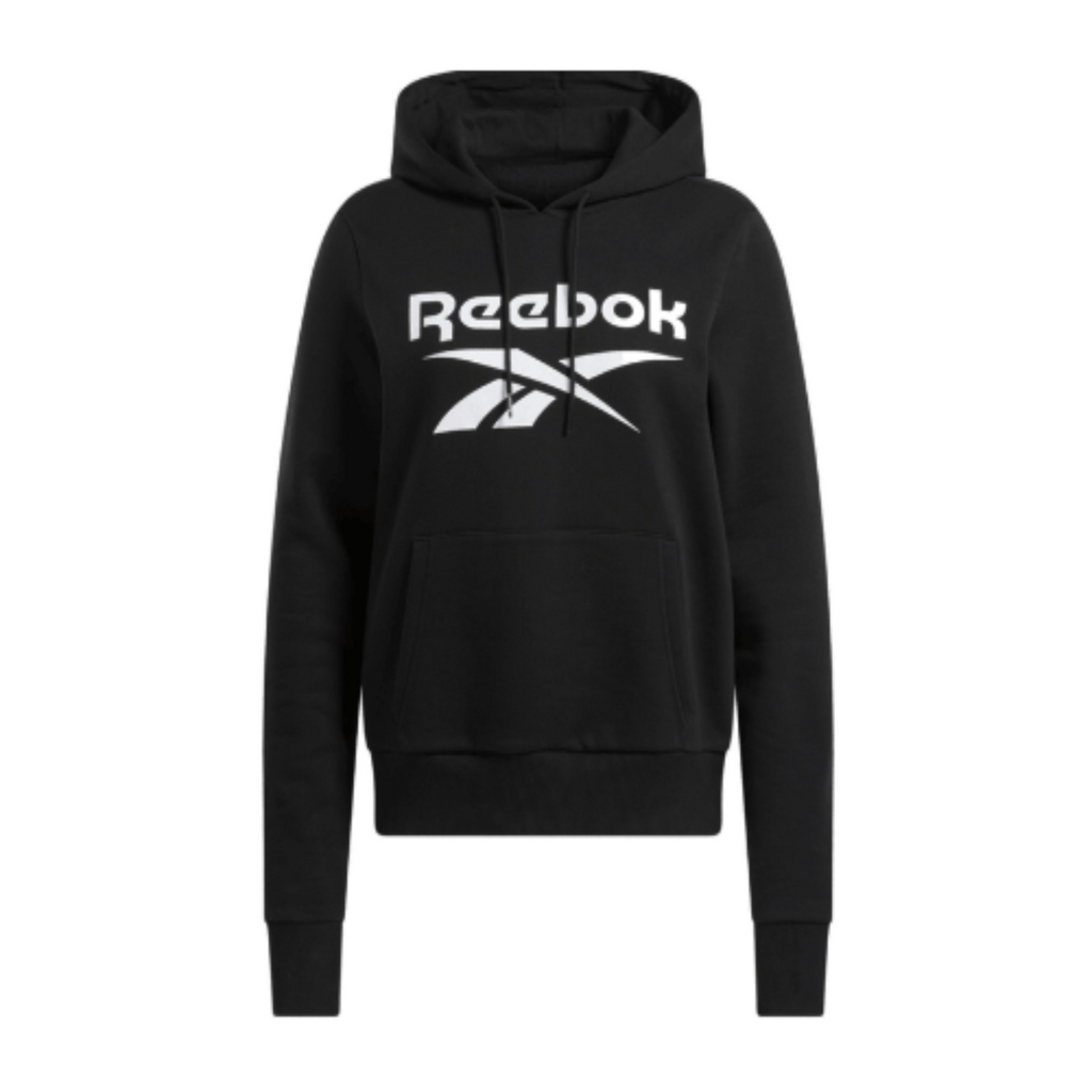 Women's Reebok Identity Big Logo Fleece Pullover Hoodie (Black)