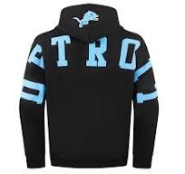 Men's Pro Standard Detroit Lions Wingspan M Drop Shoulder FLC PO Hoodie