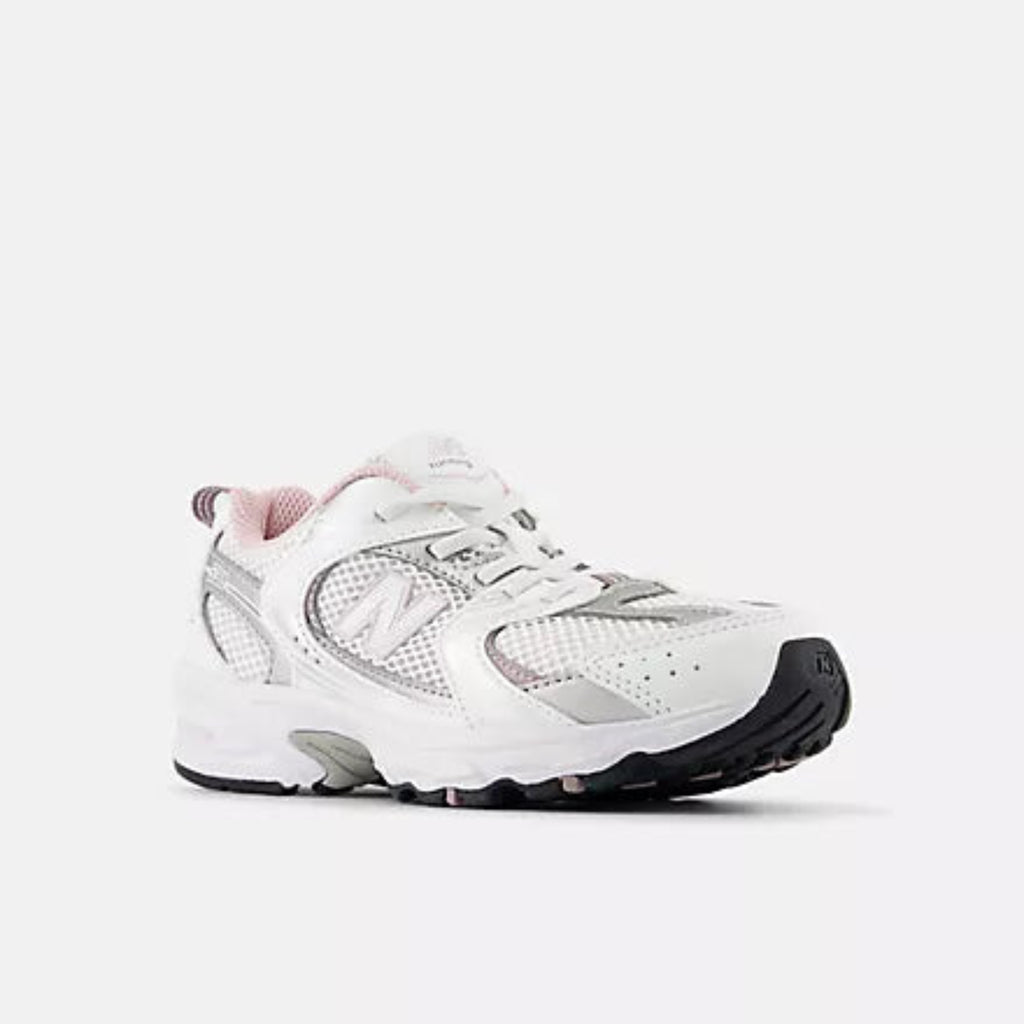 Little Kids' 530 New Balance Bungee "White Mid Century Pink"