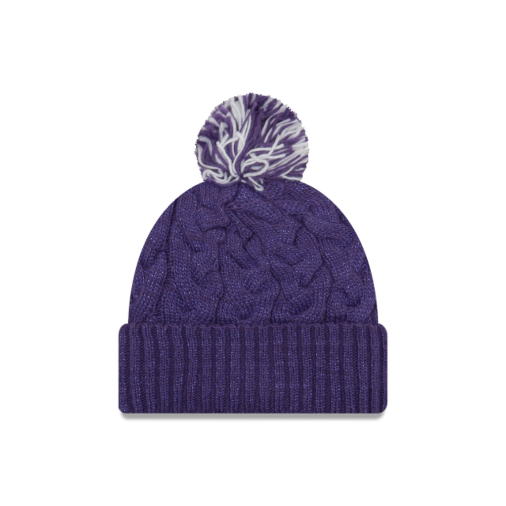 New Era Minnesota Vikings Sideline Sport Core Classic Cuffed Pom Knit "Unisex"