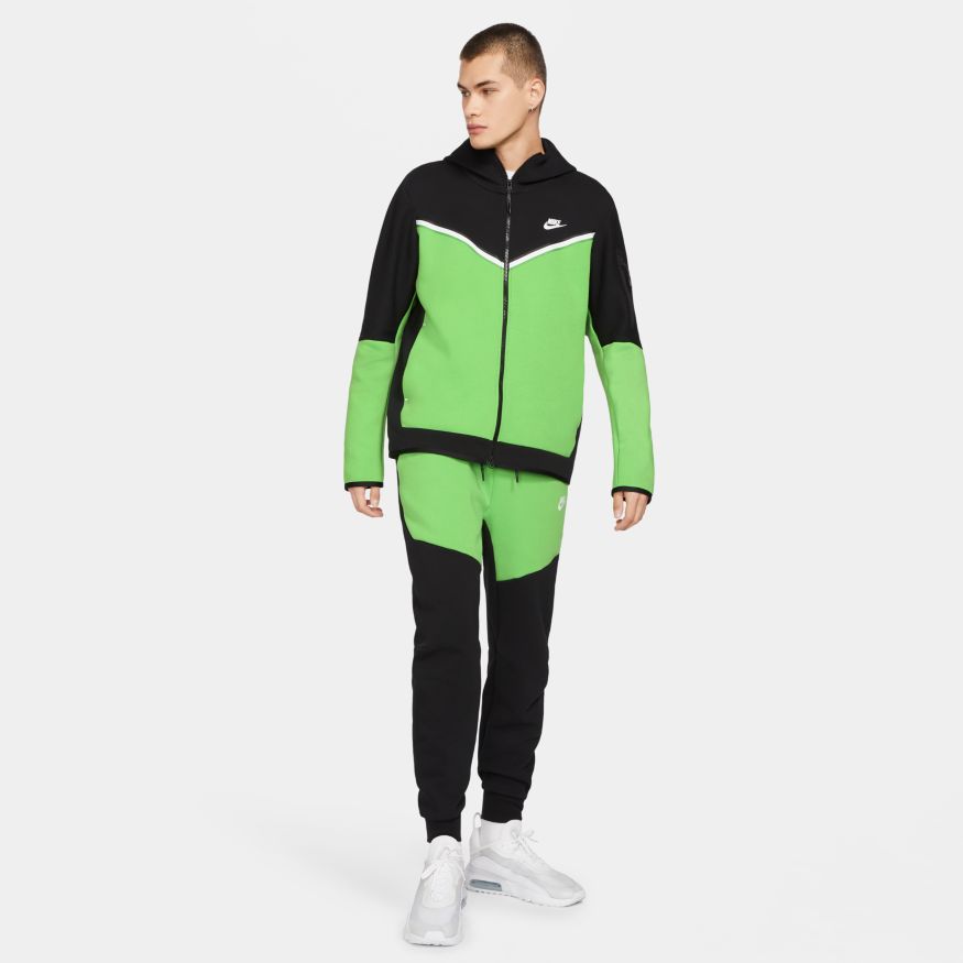 Nike Size 2XL Men's Sportswear Tech Fleece Colorblock Full-Zip Hoodie  CU4489