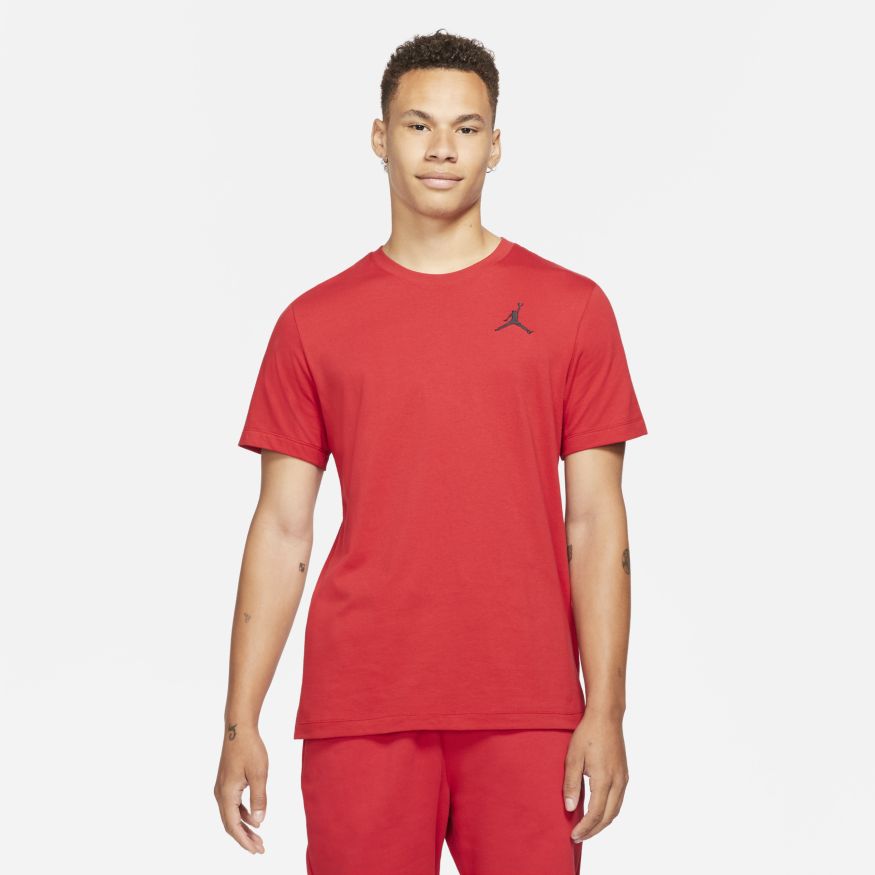 Men's Jordan Jumpman Short-Sleeve T-Shirts "Gym Red Black"