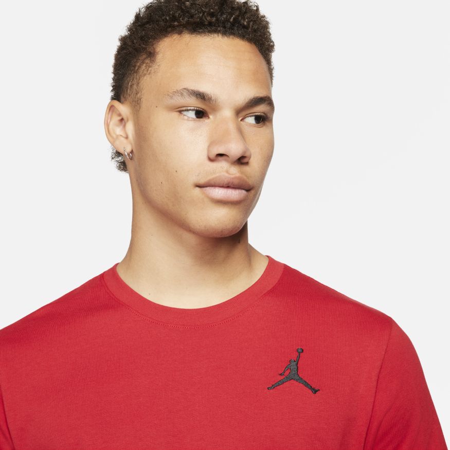 Men's Jordan Jumpman Short-Sleeve T-Shirts "Gym Red Black"