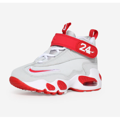 Little Kids' Nike Air Griffey Max 1"Pure Platinum University Red" – The ...